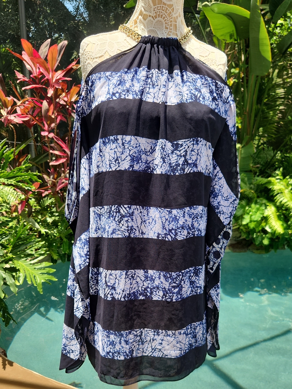 Michael Kors Reversible!!! Navy Halter Dress